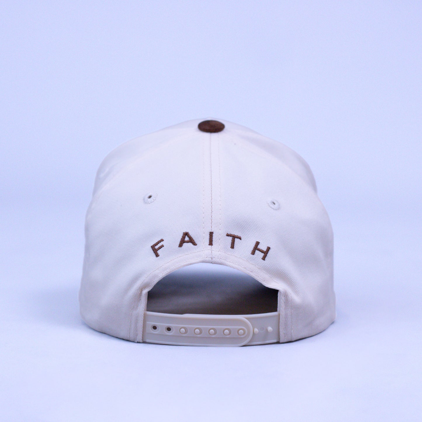 The Trinity Snapback - BROWN/OFFWHITE