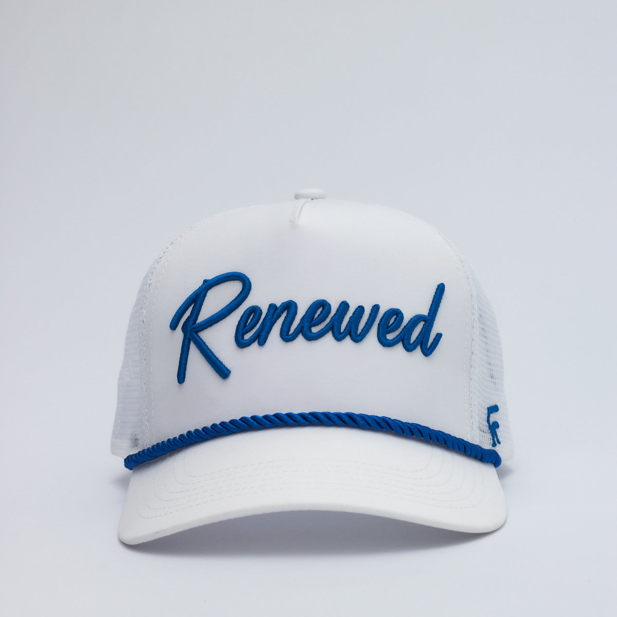 Renewed Trucker Hat - White/Blue