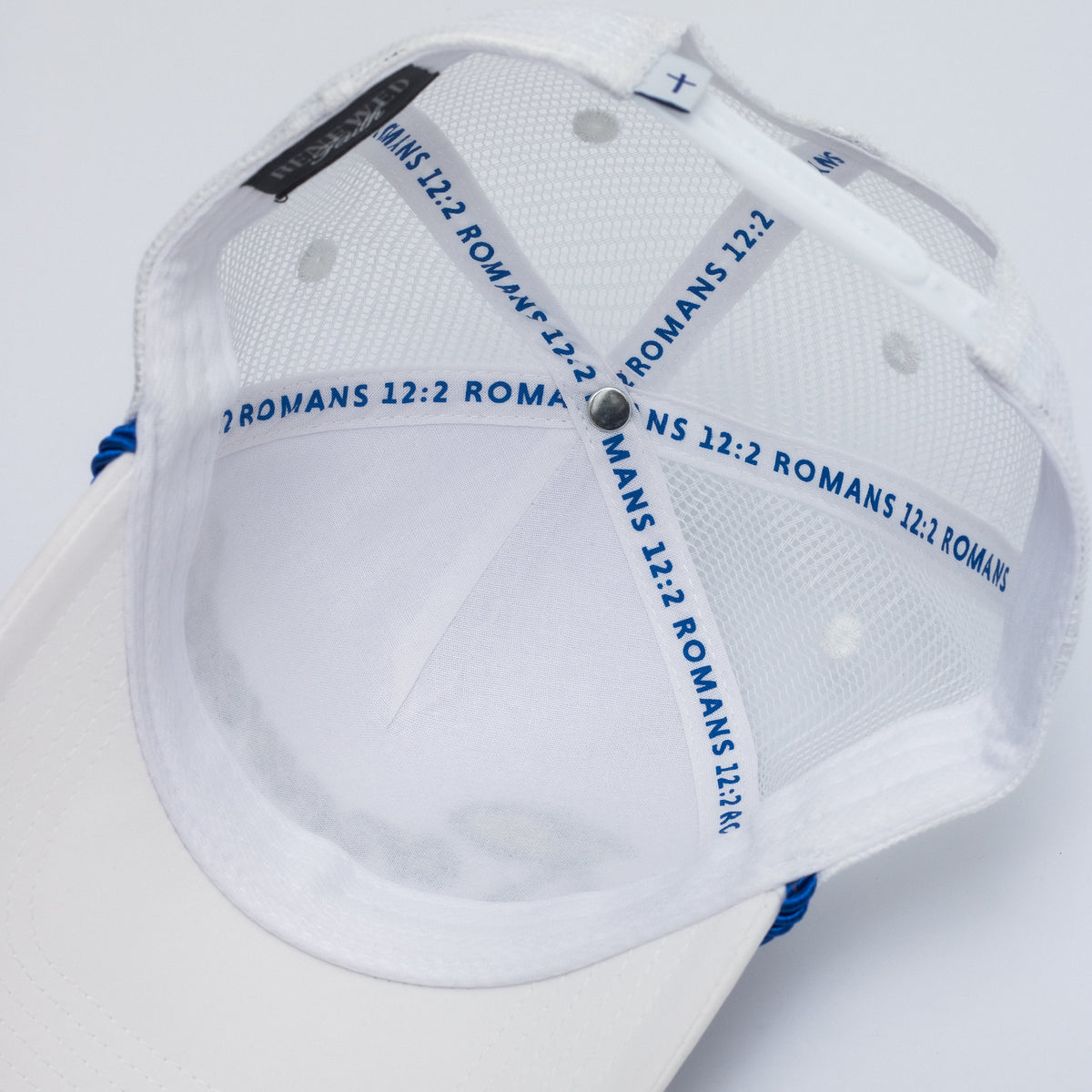 Renewed Trucker Hat - White/Blue