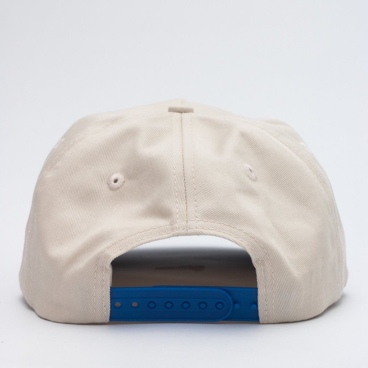 Faith Oval Patch Hat (Unstructured) - Off White/Blue