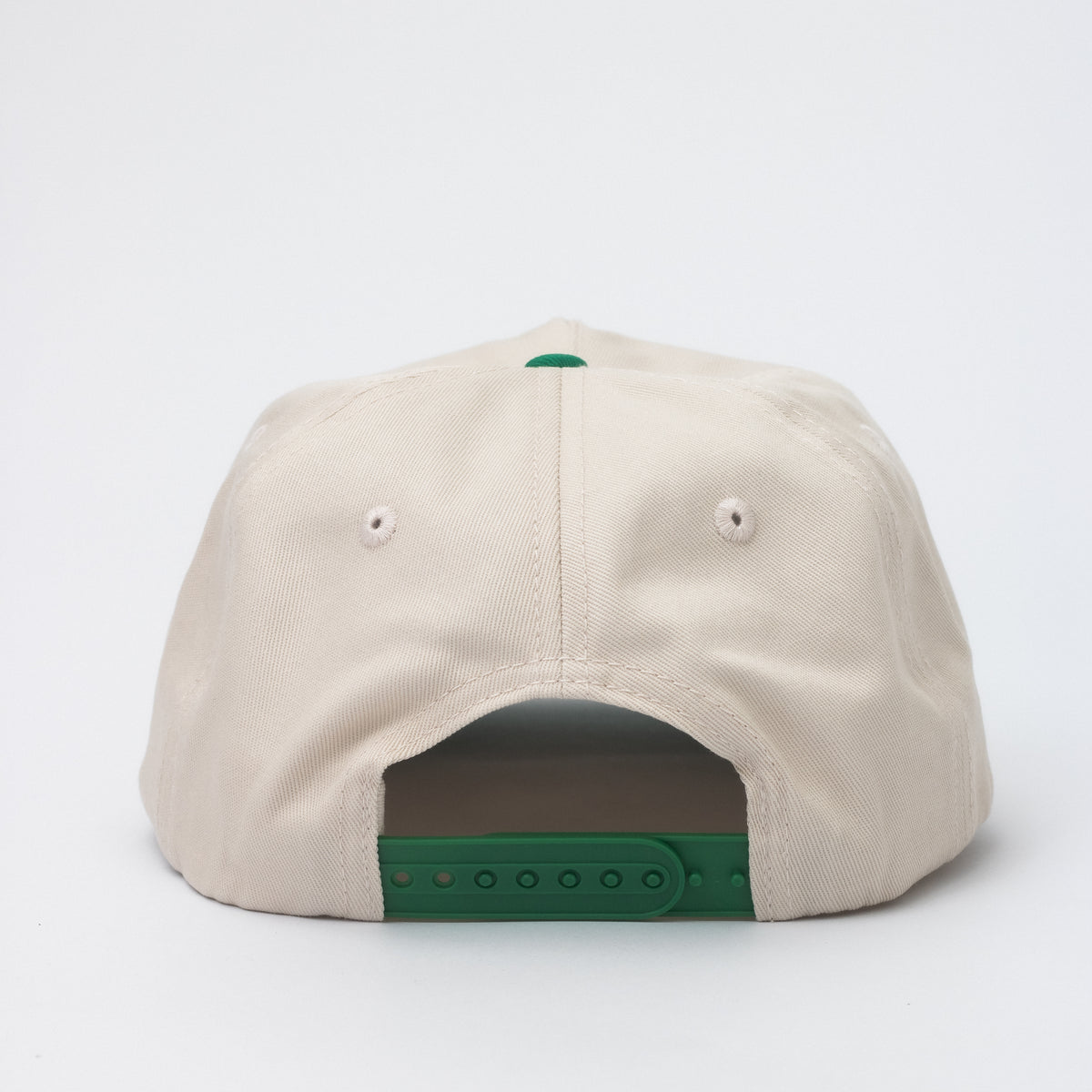 Faith Oval Patch Hat (Unstructured) - Off White/Green