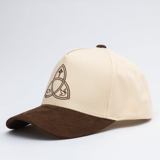 The Trinity Snapback - BROWN/OFFWHITE