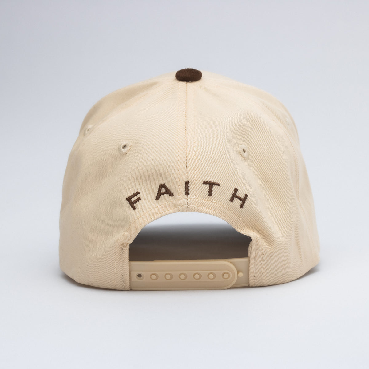 The Trinity Snapback - BROWN/OFFWHITE