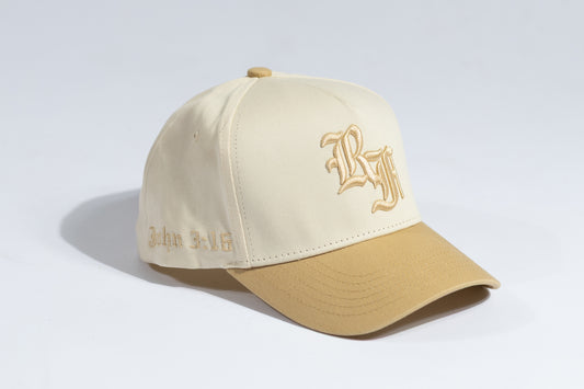 RF John 3:16 Snapback - Champagne / OFFWHITE