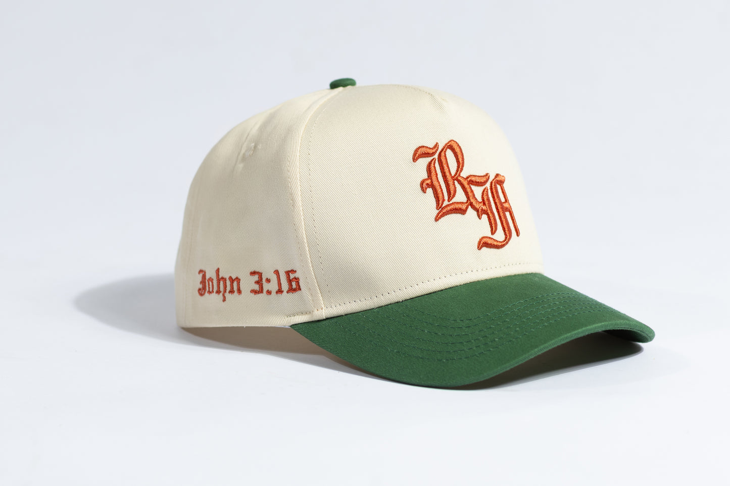 RF John 3:16 Snapback - Champagne / OFFWHITE